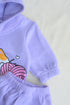 Kitty Love Lilac Fleece Hooded Set