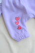 Kitty Love Lilac Fleece Hooded Set