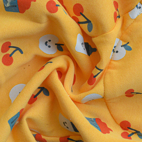 Cheery Munch Fleece Hooded Sleepsuit