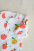 Orchard Pop Frilled Fleece Footed Sleepsuit