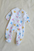 Gentle Garden Frilled Zipper Fleece Footed Sleepsuit