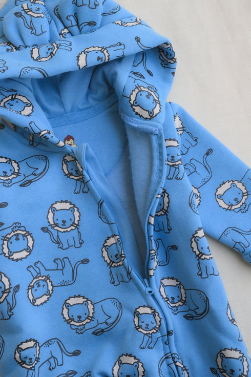 Mighty Cubs Fleece Hooded Sleepsuit