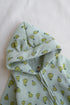 Little Orchard Fleece Hooded Sleepsuit