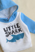 Little Shark Fleece Hooded Set