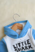 Little Shark Fleece Hooded Set