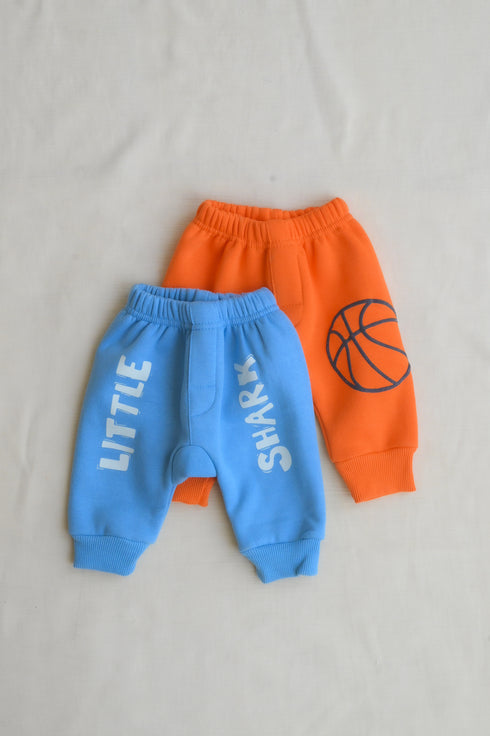 Little Shark Fleece Hooded Set