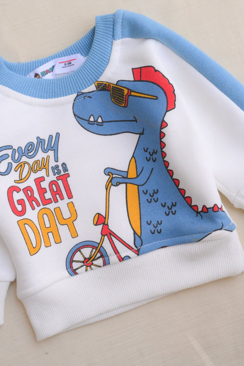 Great Day Panelled Fleece Sweatshirt Set