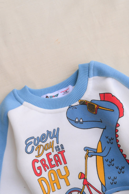 Great Day Panelled Fleece Sweatshirt Set