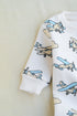 Airplane Printed Fleece Footed Sleepsuit
