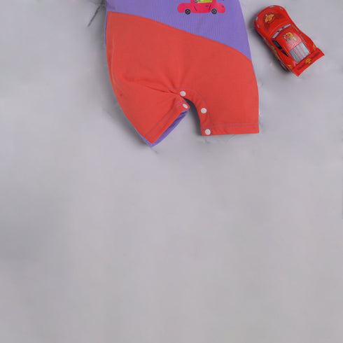 Dino Pop Cut & Sew Polo Romper