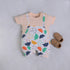 Autumn Whirl Dungaree Romper