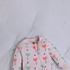 Hearts Patterned Fleece Footed Sleepsuit