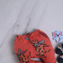 Orange Patterned Fleece Pajama
