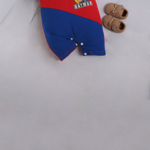 Bold Batman Cut & Sew Polo Romper