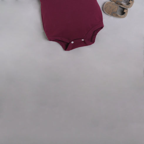 Purple Polo Bodysuit Set