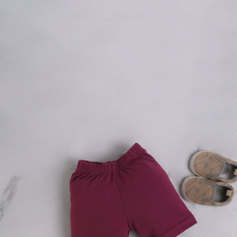 Purple Polo Bodysuit Set