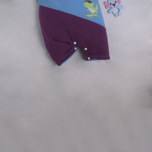 Dino Pop Cut & Sew Polo Romper