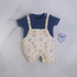 Giraffe Printed Dungaree Romper