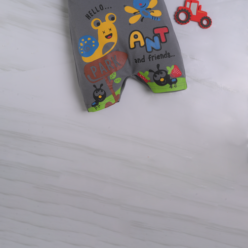 Ants & Co. Grey Polo Romper