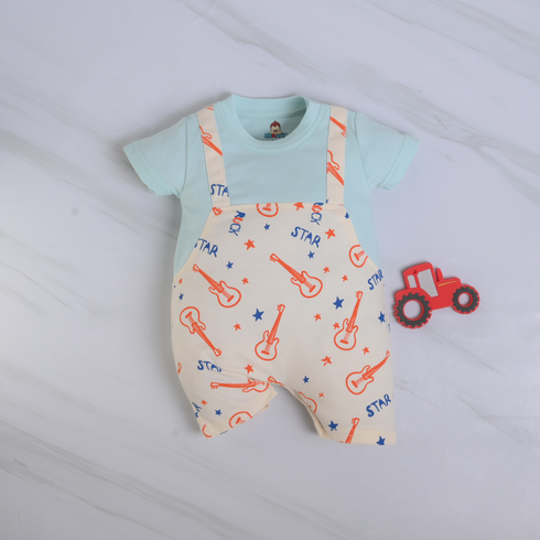 Little Jammer Dungaree Romper