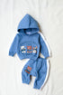 Three Naughty Bear Fleece Hooded Set