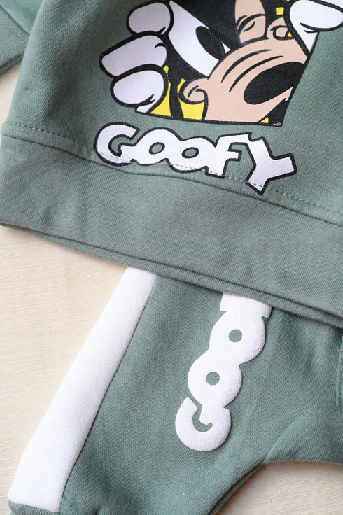 Goofy Fleece Hooded Set
