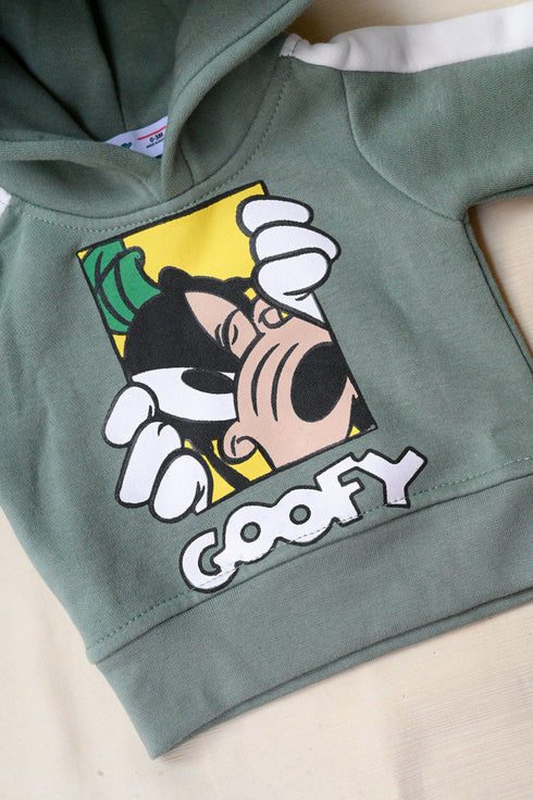 Goofy Fleece Hooded Set