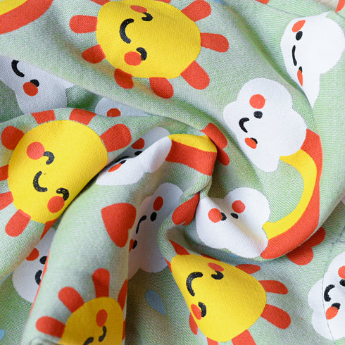 Little Rainbow Dreamer Fleece Footed Sleepsuit