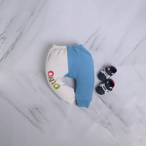 Dino Contrast Fleece Pajama