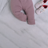 Light Purple Fleece Zippered Pullover Set