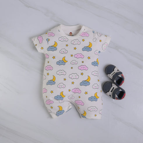 Dreamscape Buttoned Romper