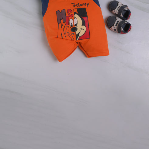 Mickey Style Dungaree Romper