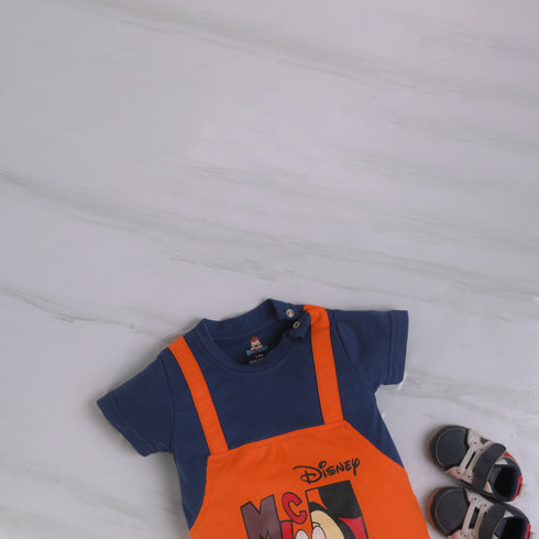 Mickey Style Dungaree Romper