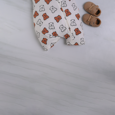 Cuddle Bears Zip-Up Romper