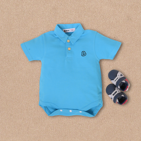Turquoise Polo Bodysuit