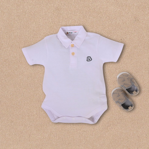 White Polo Bodysuit