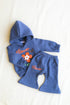 Little Blossom Fleece Hooded Set