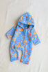 Moon & Stars Fleece Hooded Sleepsuit