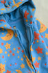 Moon & Stars Fleece Hooded Sleepsuit