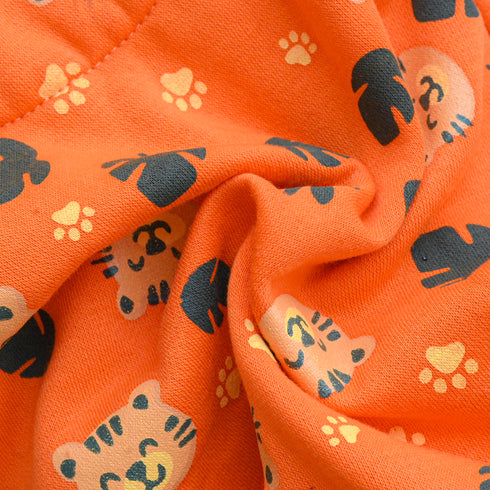 Tiny Tiger Fleece Hooded Sleepsuit