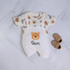 Bear World Dungaree Romper