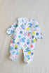 Meadow Bunny Frilled Fleece Footed Sleepsuit