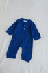 Ribbed Henley Sleepsuit (Blue)
