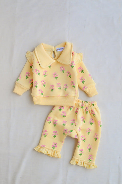 Lily Bloom Frilled Fleece Sweatshirt Set