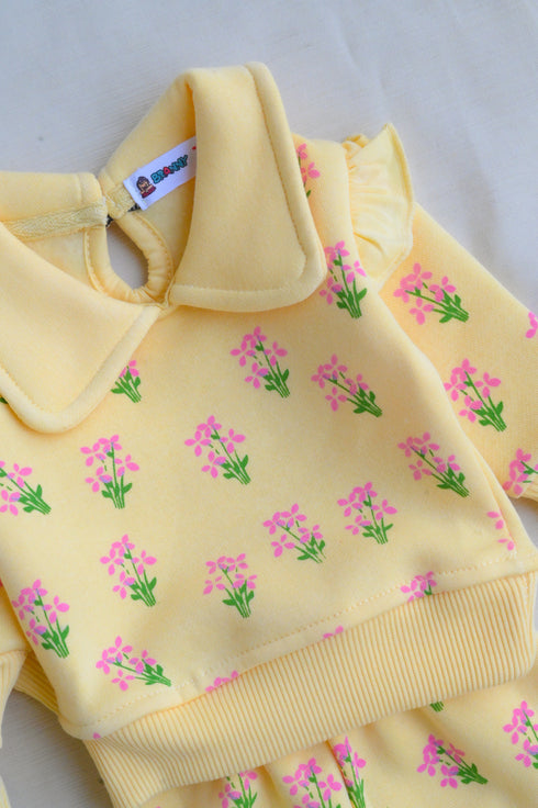 Lily Bloom Frilled Fleece Sweatshirt Set