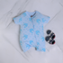 Dolphins Printed Zip-Up Romper