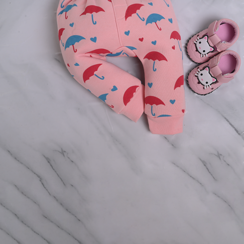 Umbrella Printed Fleece Pajama