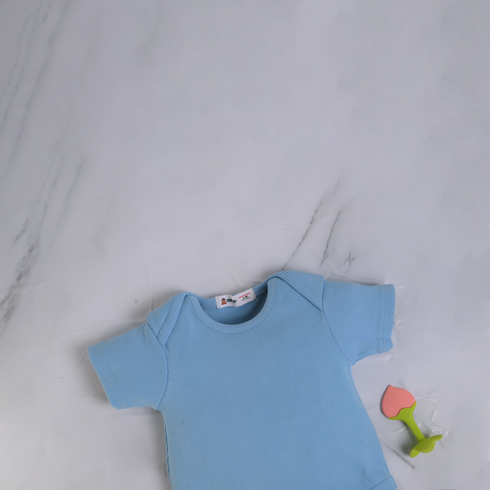 Light Blue Frilled Bodysuit