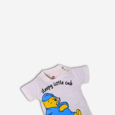 Sleepy Little Cub Cotton T-Shirt