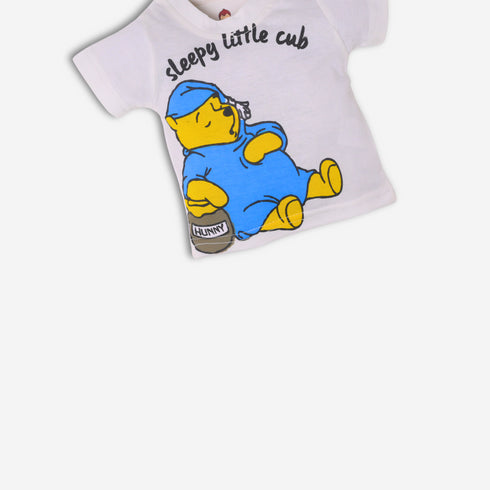 Sleepy Little Cub Cotton T-Shirt